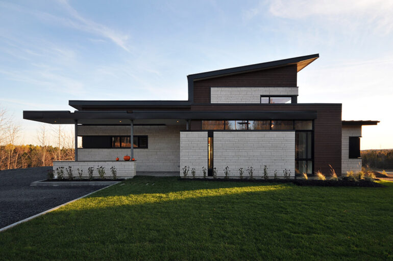 résidence Caya Loignon architecture moderne sherbrooke