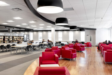Bibliothèque Cégep Drummondville architecture projet espace vital