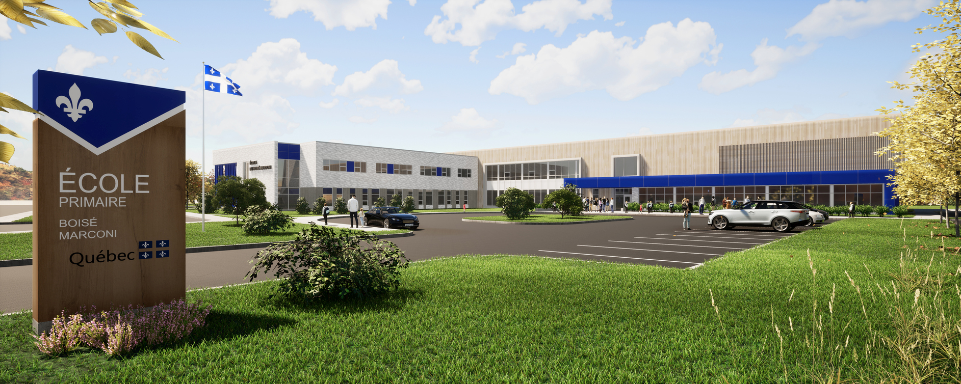 École primaire D Drummondville Espace Vital Architecture