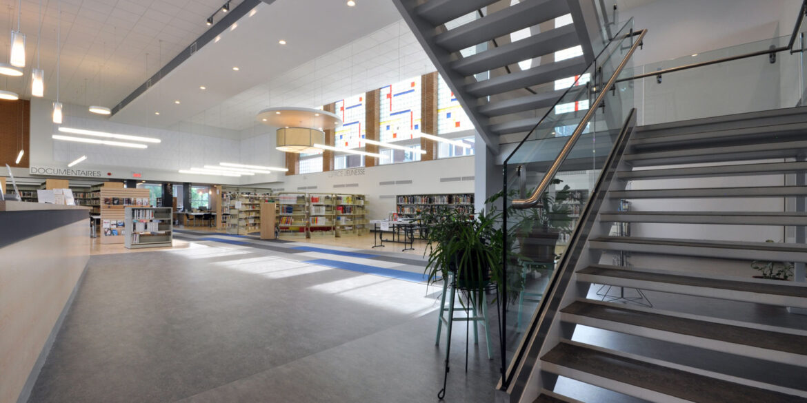 Bibliothèque Beauharnois Espace Vital Architecture