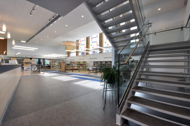 Bibliothèque Beauharnois Espace Vital Architecture
