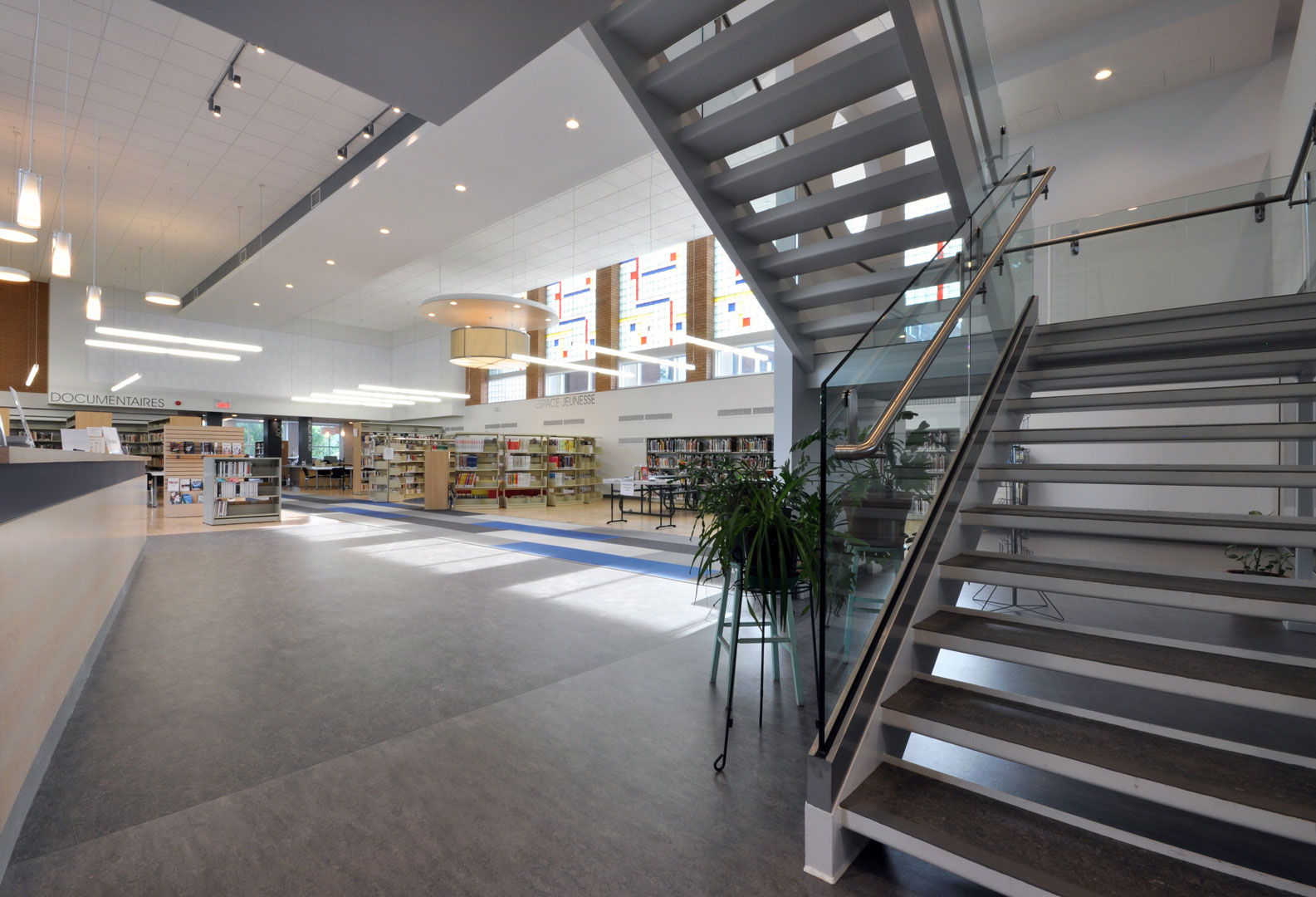 Bibliothèque Beauharnois Espace Vital Architecture