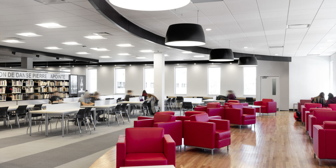 Bibliothèque Cégep Drummondville Espace Vital Architecture