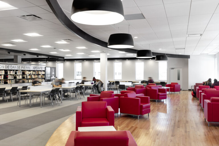 Bibliothèque Cégep Drummondville Espace Vital Architecture